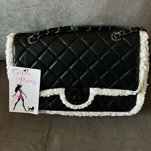 Gilda Paris quilted fur baguette